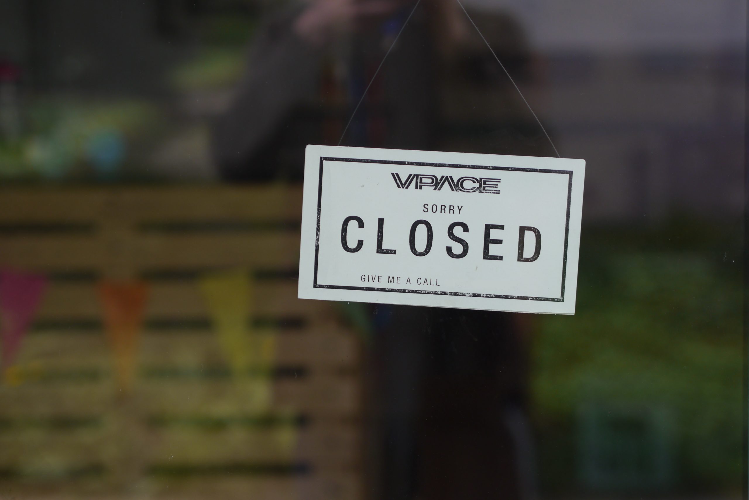 Showroom geschlossen closed