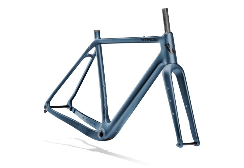 Rahmenset, Flint Gravelbike RH53 - Asphaltmeer Grau, matt