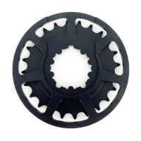 Chainring with bash guard for trials. Number of teeth: 22T