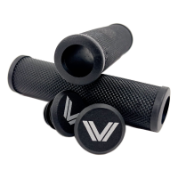Grips, VPACE, TPR, 110 mm for MAX24-26, incl. handlebar end caps, standard