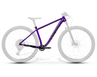 Rahmenset, Matz29L Large Alu Hardtail inkl. Kurbel, Achse, Steuersatz, Strebenschutz, Klemme Farbe: Deep-Purple, glossy