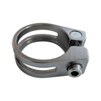Sattelklemme, VPACE, QR, 31,8 mm, Schwarz Für Stütze 27,2 mm