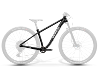 Frame set, Matz29L Large aluminium hardtail, non-Boost 142 mm, black, including crankset, axle, headset, chainstay protector and clamp